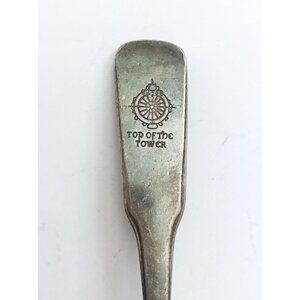 Vintage Top of the Tower Spoon Kansas MO Restaurant Silveware Dining Flatware IS